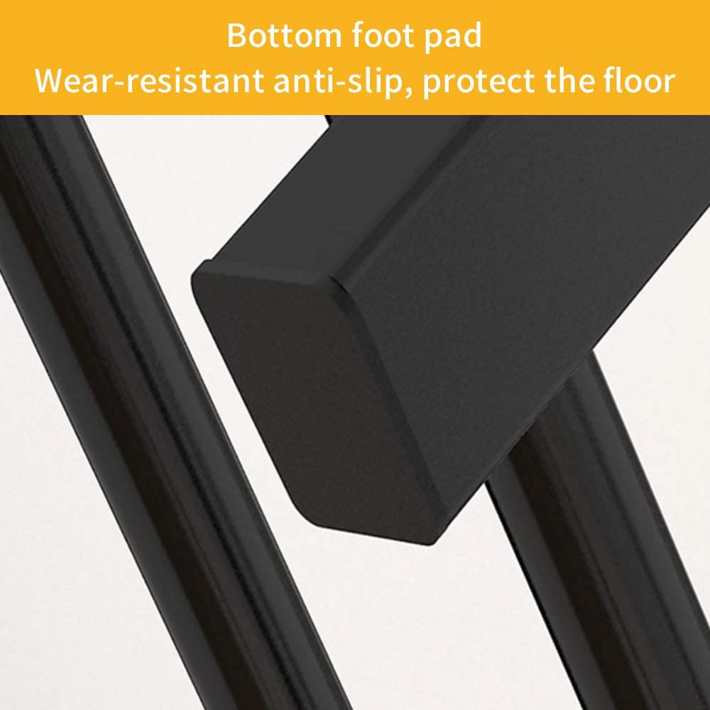 Garment Rack Freestanding Hanger Double Rods Multi-functional Bedroom Clothing Rack