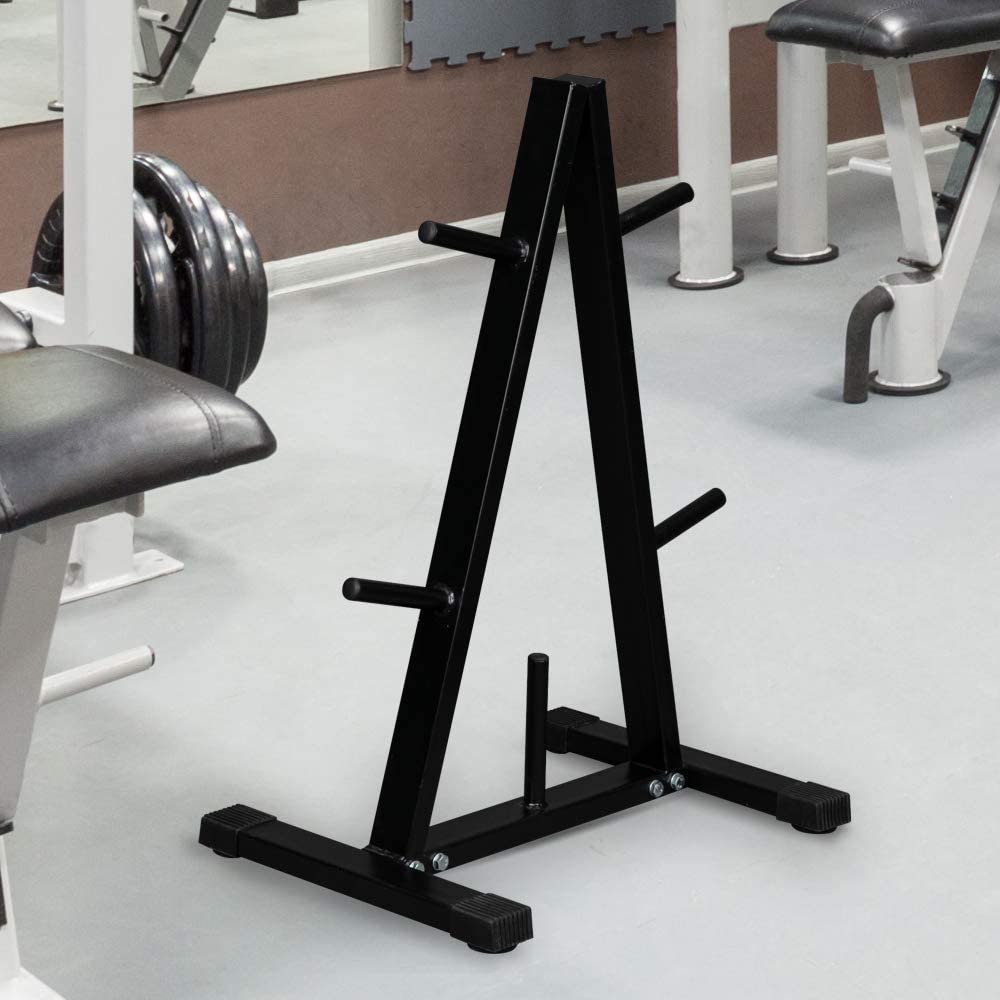 Weight Plate Rack A Frame Tree Olympic Plate Storage Rack Stand