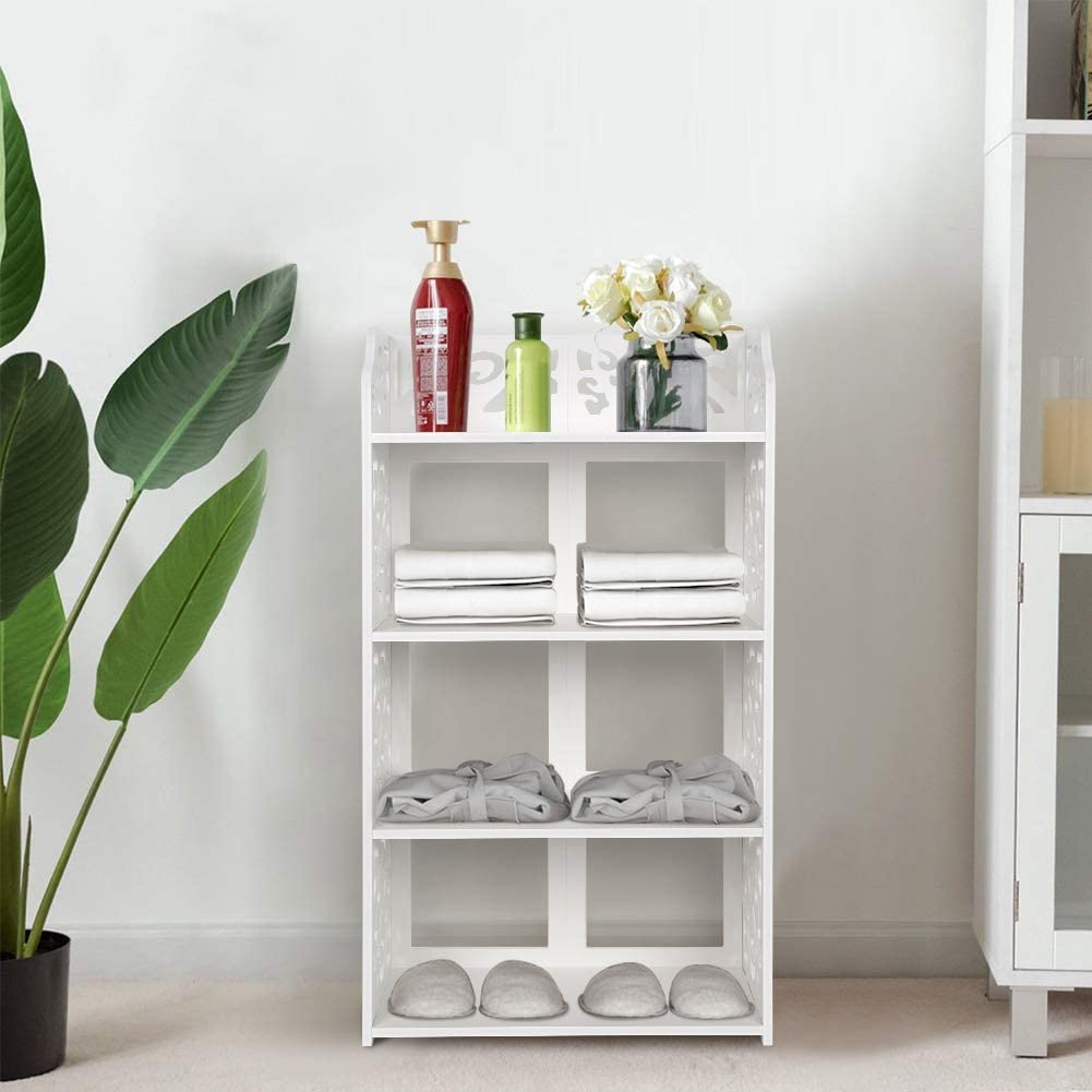 Shoe Rack Durable Space Saving Storage Organizer Small 4 Tiers