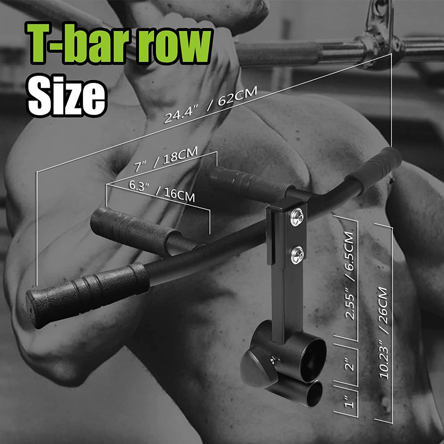 T Bar Row Handle Steel Landmine Handle Sturdy Connection