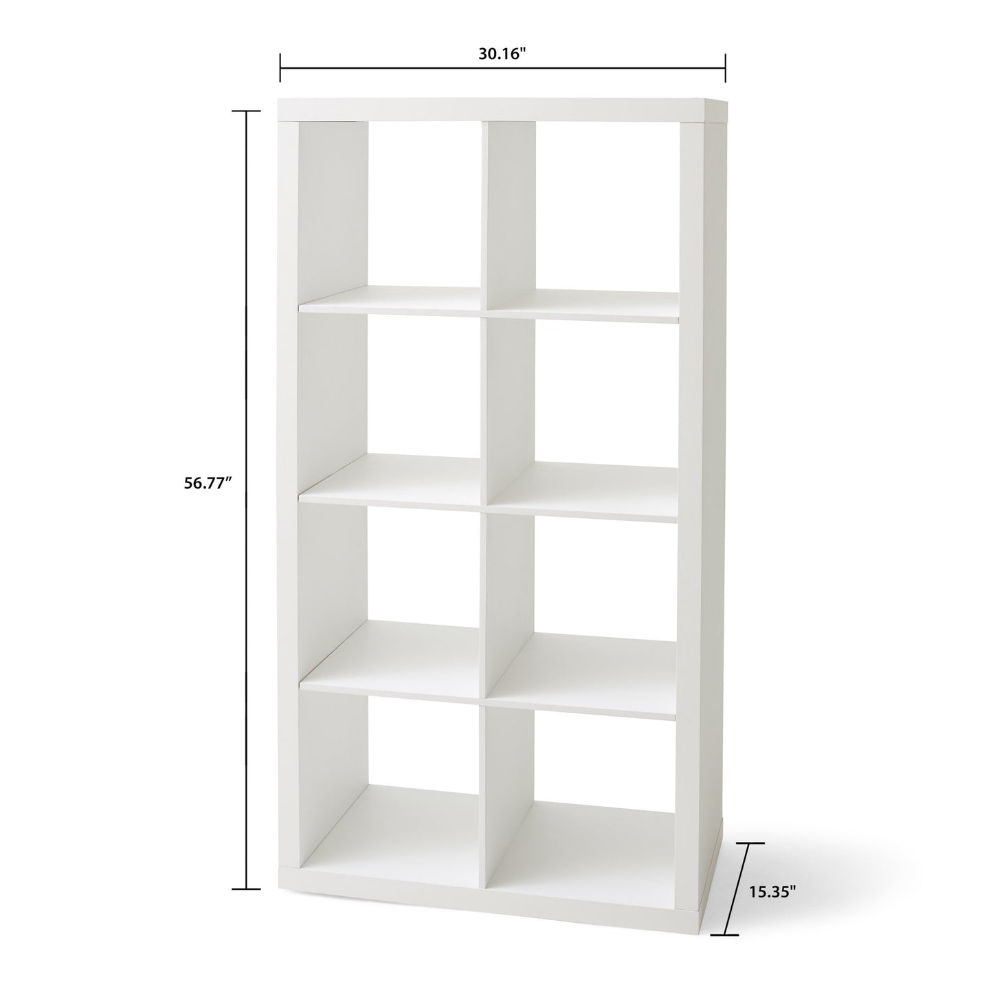 8-Cube Storage Organizer, With 8 Openings For Storage White