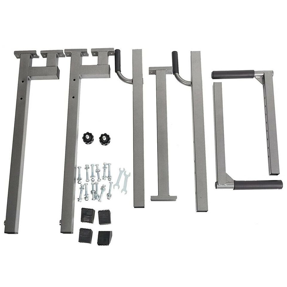 Multifunction Dip Station Power Tower Pull Up Stand Adjustable Home Gym