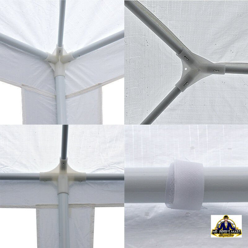 Outdoor Gazebo Canopy Wedding Party Tent 6 Removable Window Walls 10'x20' White