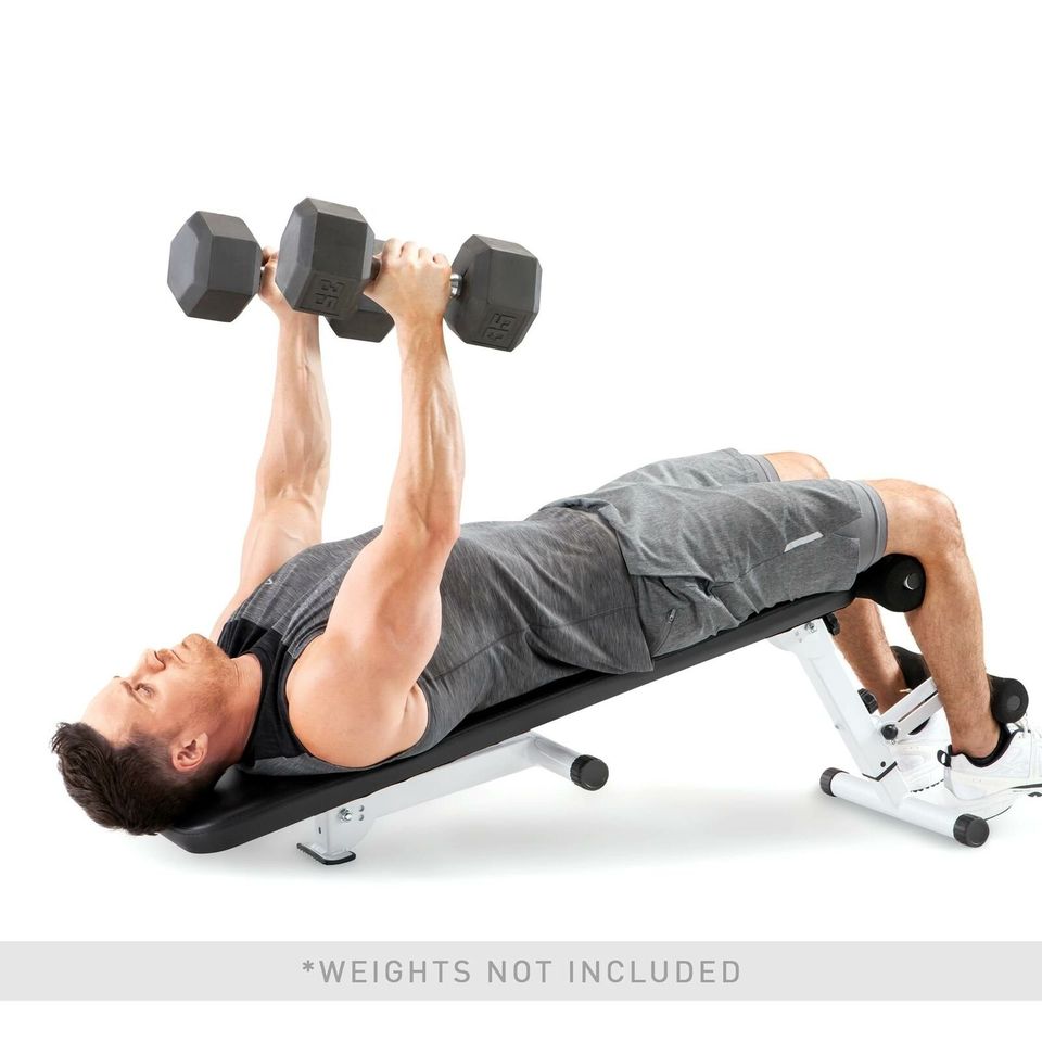 Adjustable Strength and Weight Training Folding Bench for Home Gyms