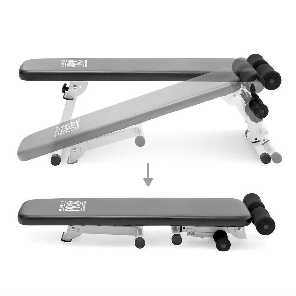 Adjustable Strength and Weight Training Folding Bench for Home Gyms