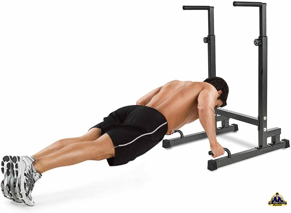 Multi-Function Push Up Bar Exercise Equipment Adjustable Dip Stand Station Home Gym Workout