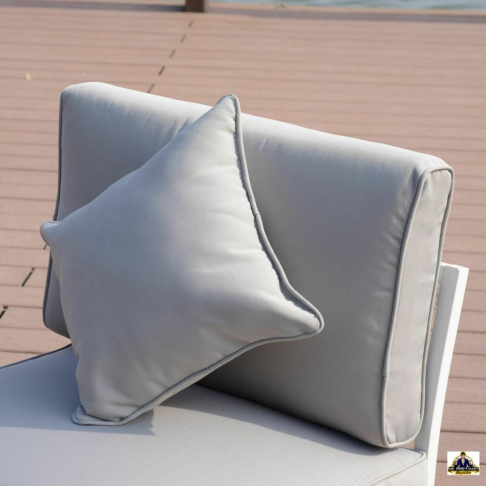 Patio Garden Sofa Set Sectional Furniture Outdoor Couch W/ Cushion Lawn Grey 5PC