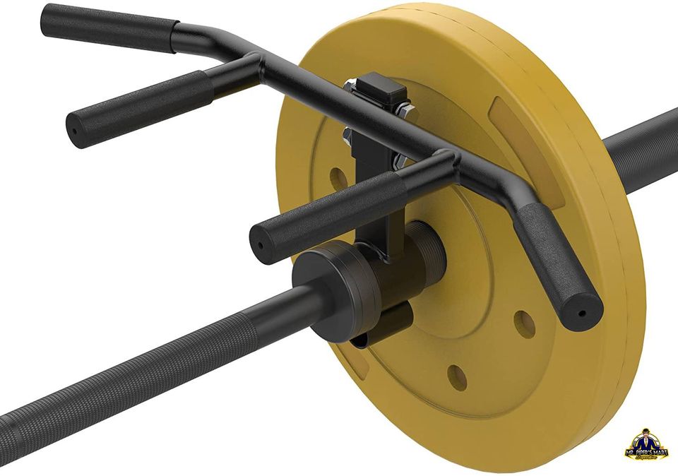 T Bar Row Multi-Grip Handle Bar Attachment with Rubber Grip