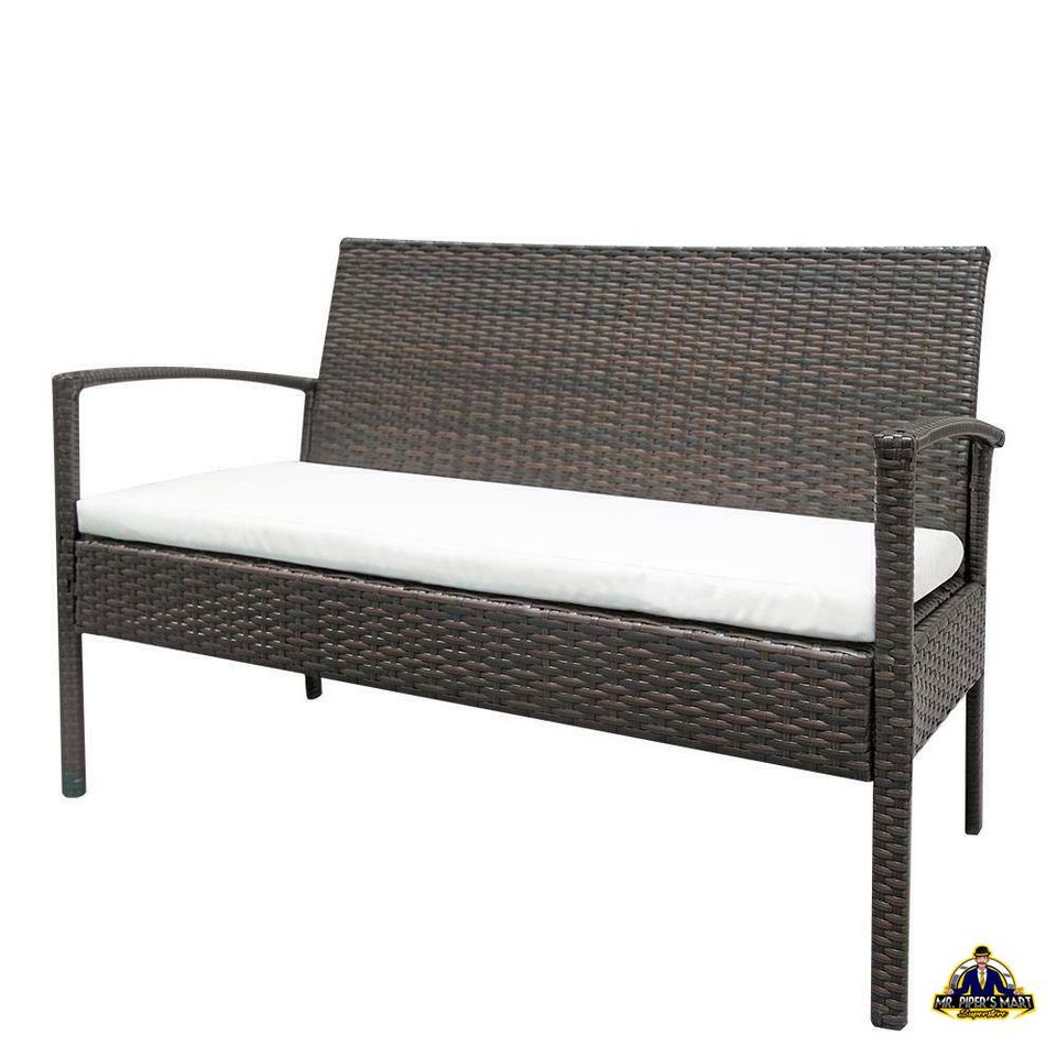 Patio Furniture Set Garden Lawn Sofa Set /w Cushion Seat 4 PCS Rattan