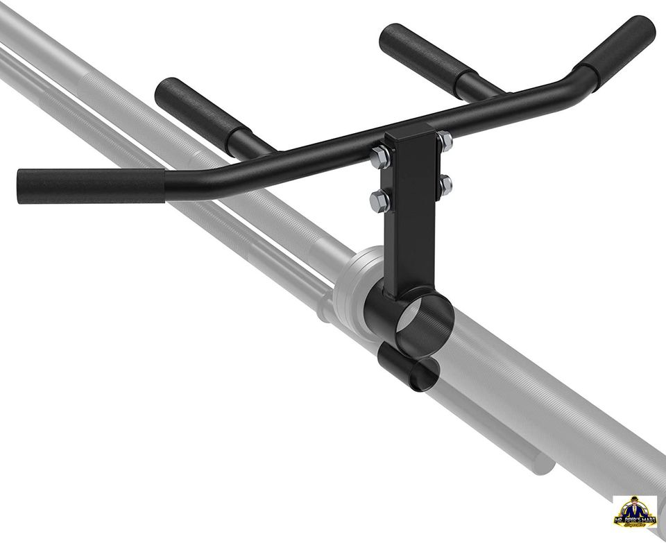 T Bar Row Multi-Grip Handle Bar Attachment with Rubber Grip