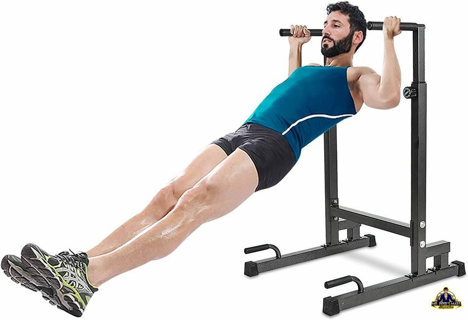 Multi-Function Push Up Bar Exercise Equipment Adjustable Dip Stand Station Home Gym Workout
