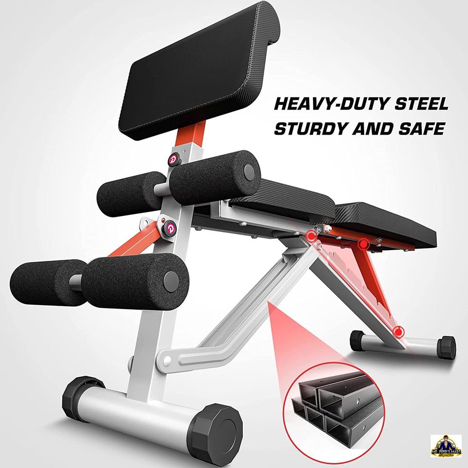 Workout Bench for Full Body Training, Multi-Purpose Foldable Incline/Decline