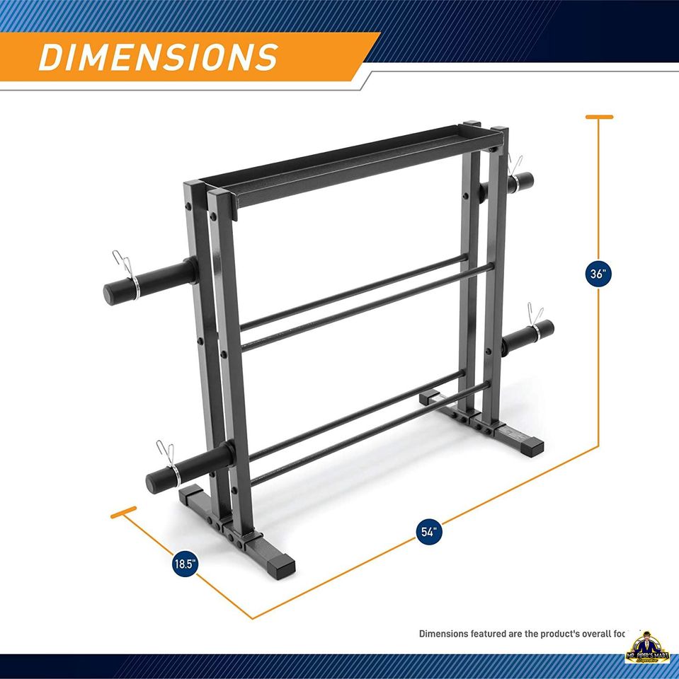 Storage Rack for Dumbbells, Kettlebells, and Weight Plates