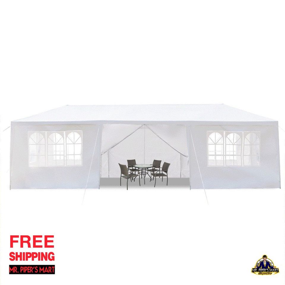 Canopy Tent with 8 Side Walls 10' x 30'