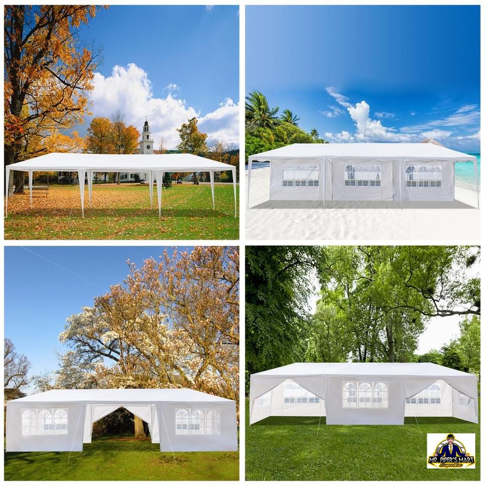 Canopy Tent with 8 Side Walls 10' x 30'