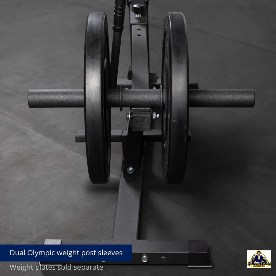 Plate-Loaded Seated Calf Raise Machine, Rated 550 LB