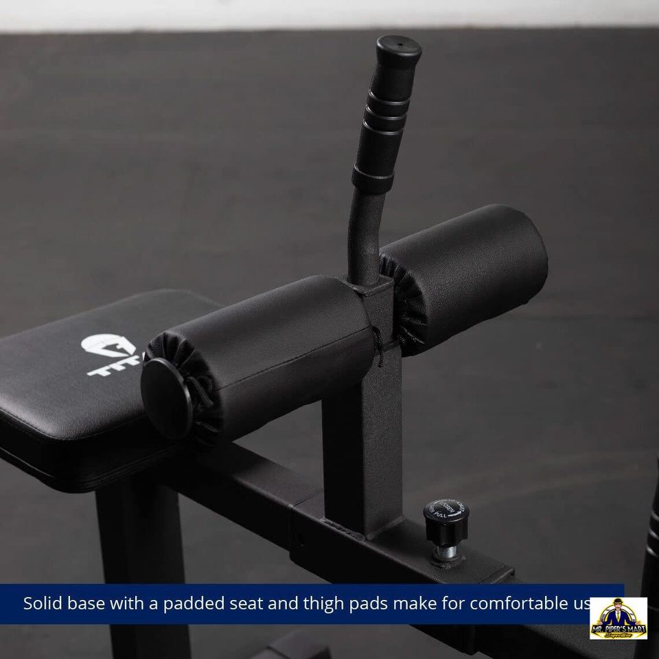 Plate-Loaded Seated Calf Raise Machine, Rated 550 LB
