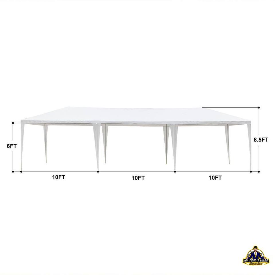 Canopy Tent with 8 Side Walls 10' x 30'