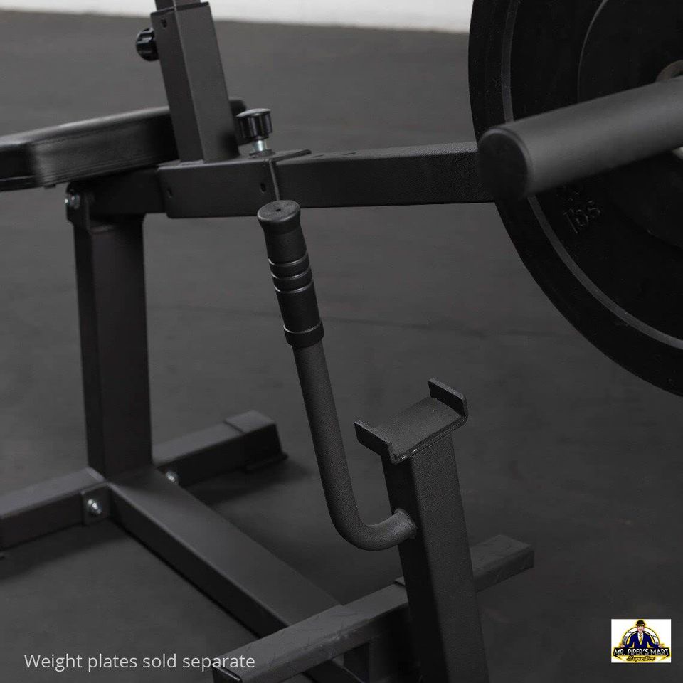 Plate-Loaded Seated Calf Raise Machine, Rated 550 LB