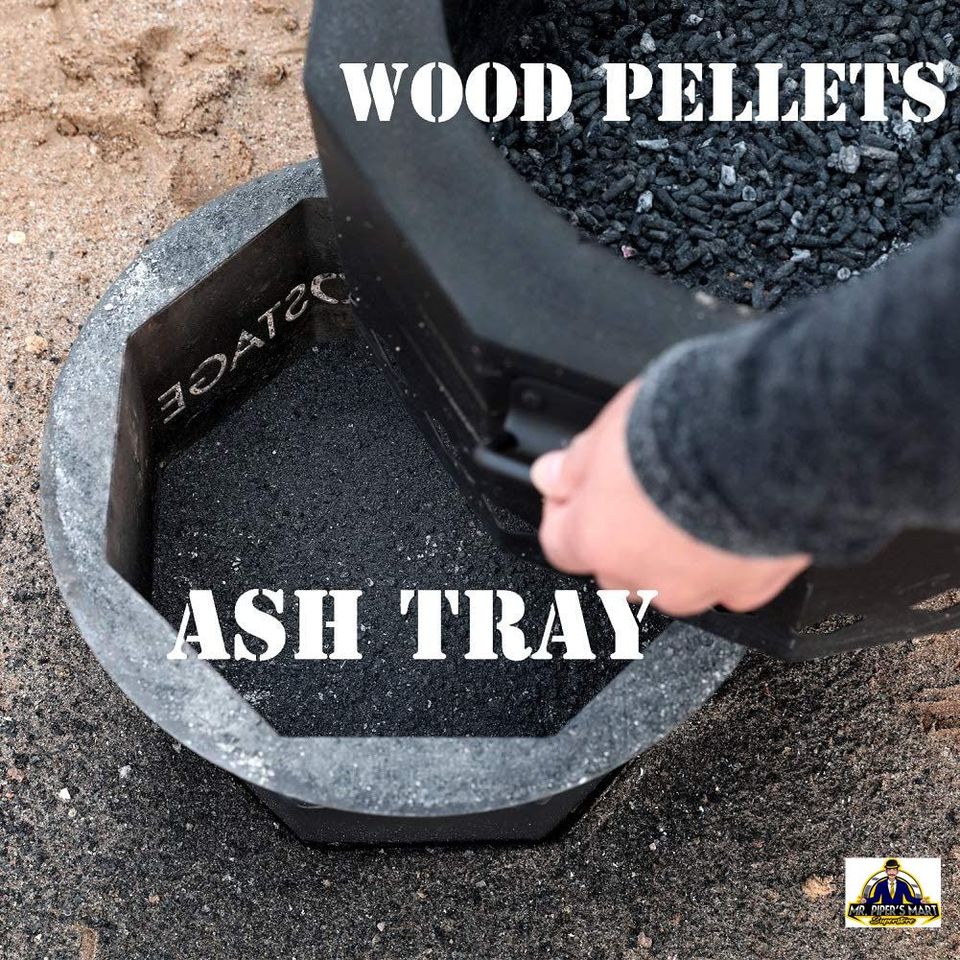 Fire Bowl Pit for Outdoor Wood Pellet Burning with Portable Carrying Bag, Smokeless