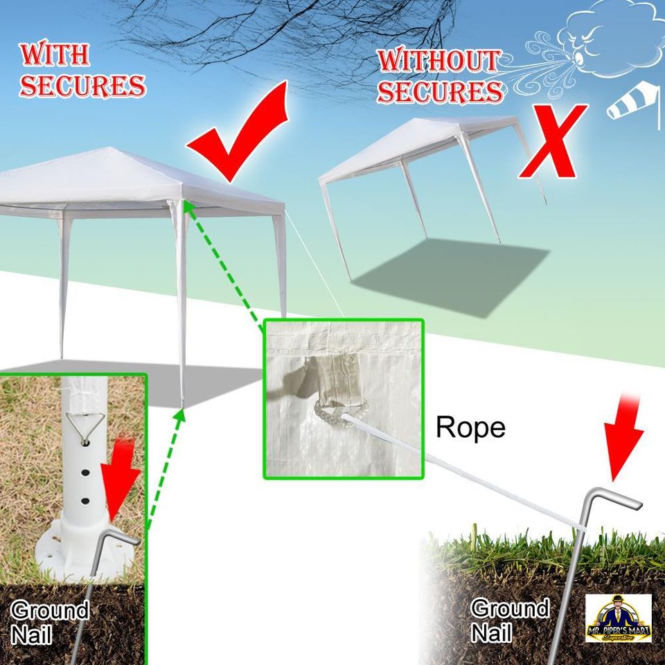 Party Canopy Wedding Tent Waterproof 10'X10'