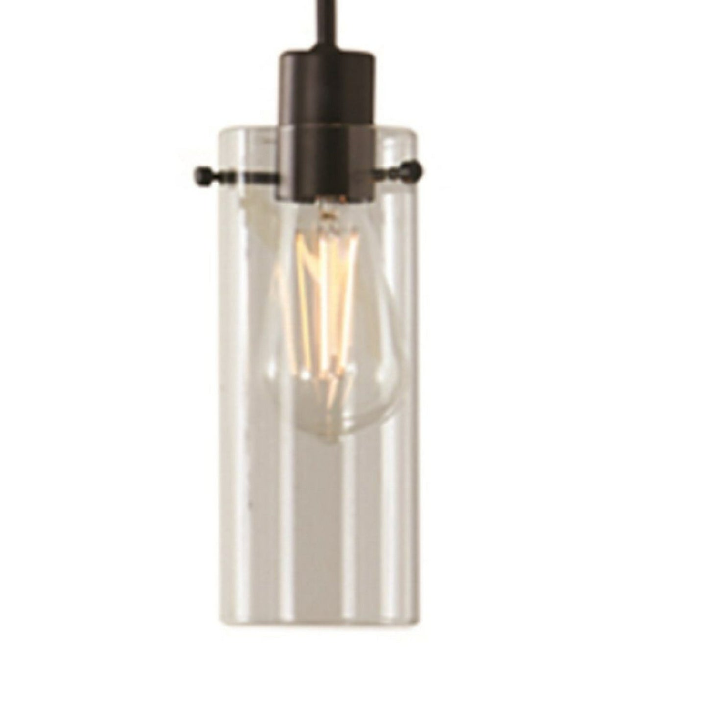 Matte Black Industrial 4 Island Pendant Light