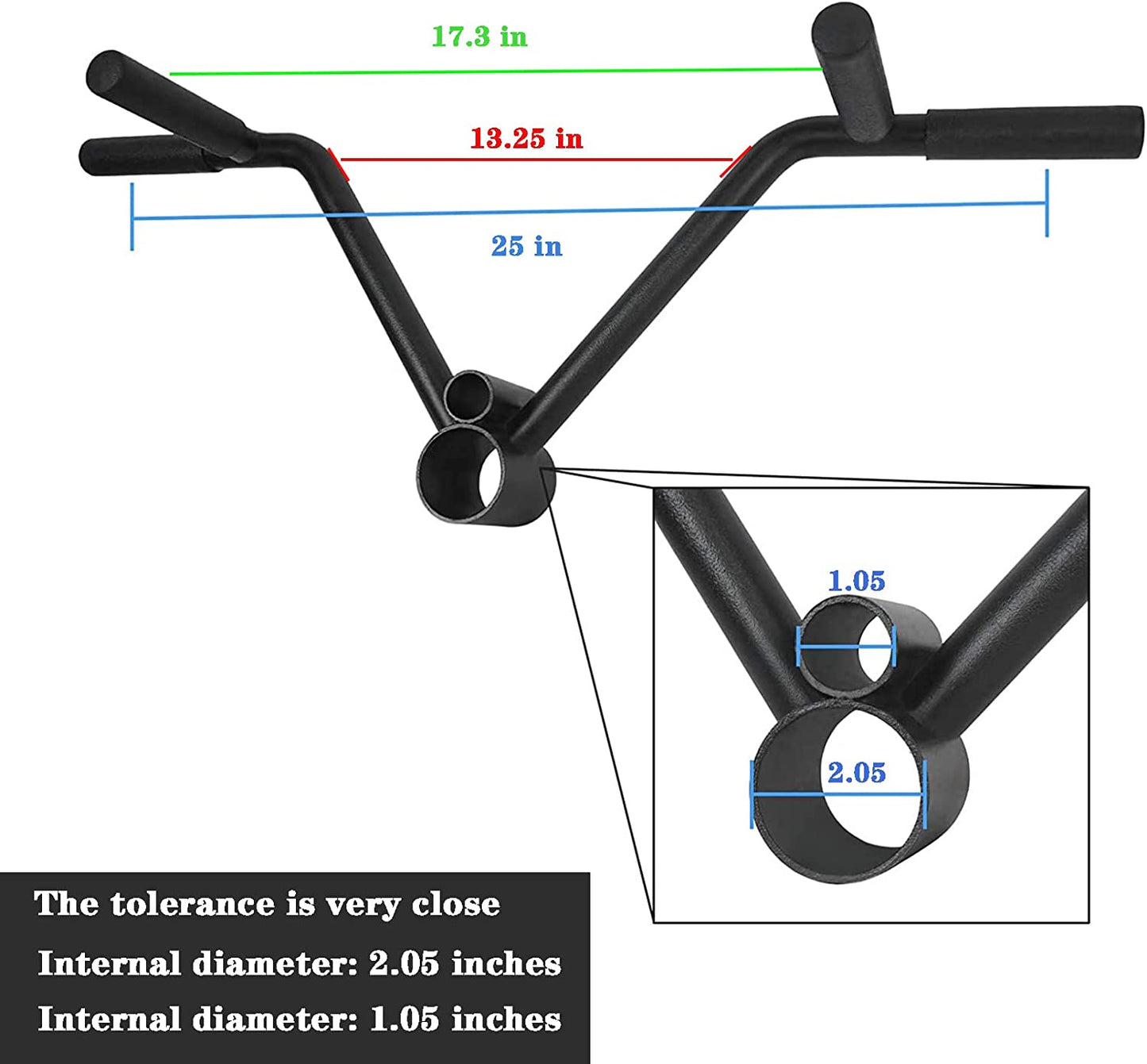 Multi-Grip Landmine Handle Heavy Landmine Stand