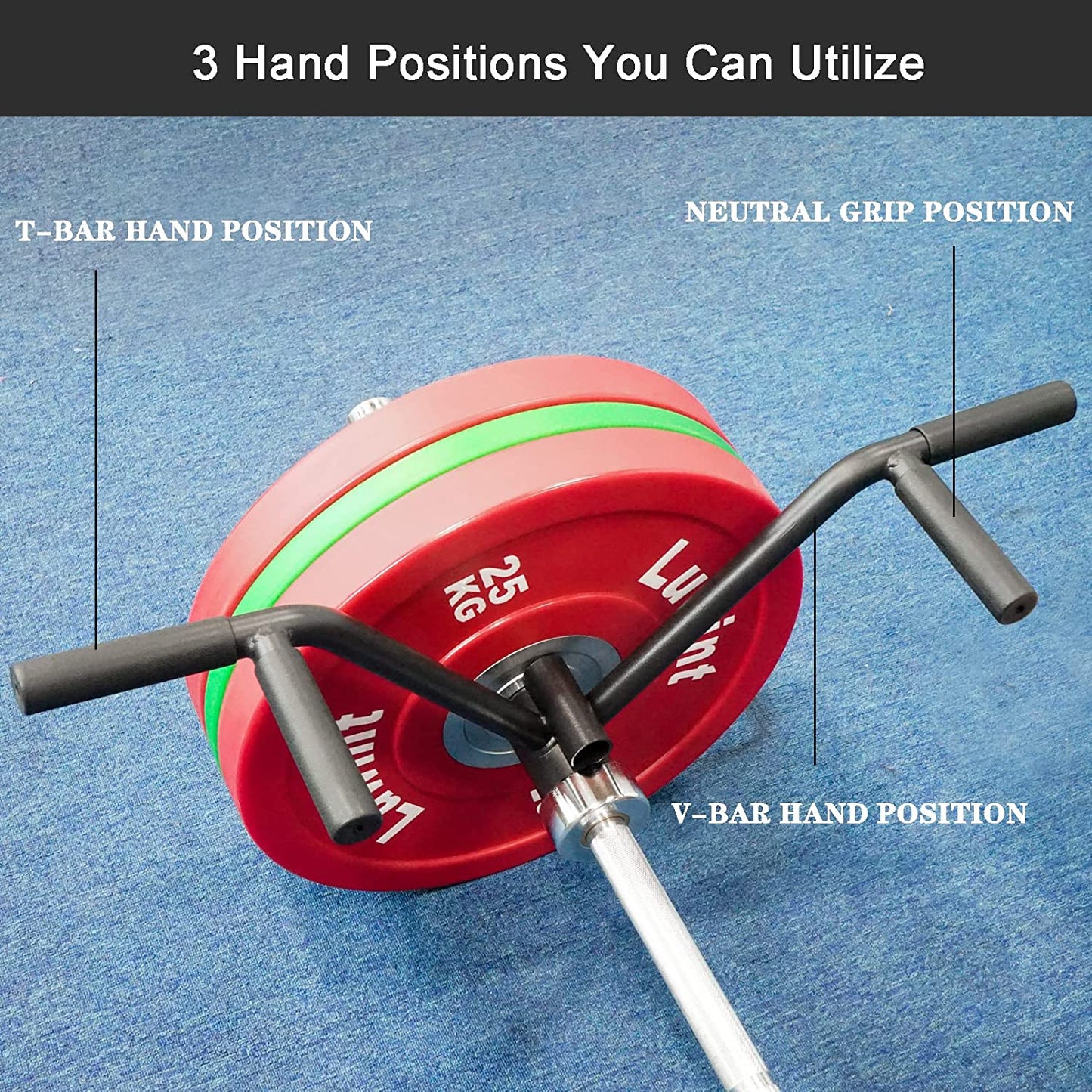 Multi-Grip Landmine Handle Heavy Landmine Stand