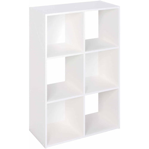 Decorative Home Stackable 6 Cube Cubeicals Organizer Storage, White