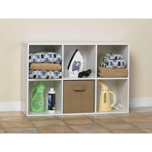 Decorative Home Stackable 6 Cube Cubeicals Organizer Storage, White