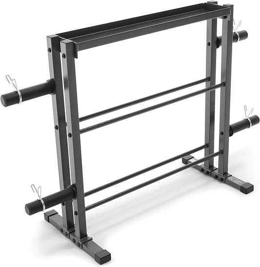 Storage Rack for Dumbbells, Kettlebells, and Weight Plates