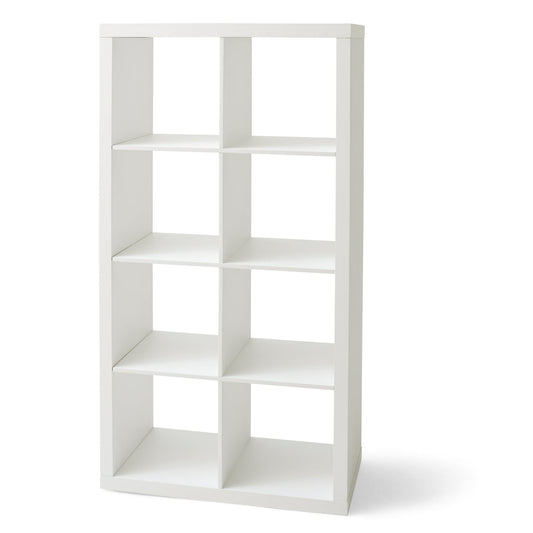 8-Cube Storage Organizer, With 8 Openings For Storage White