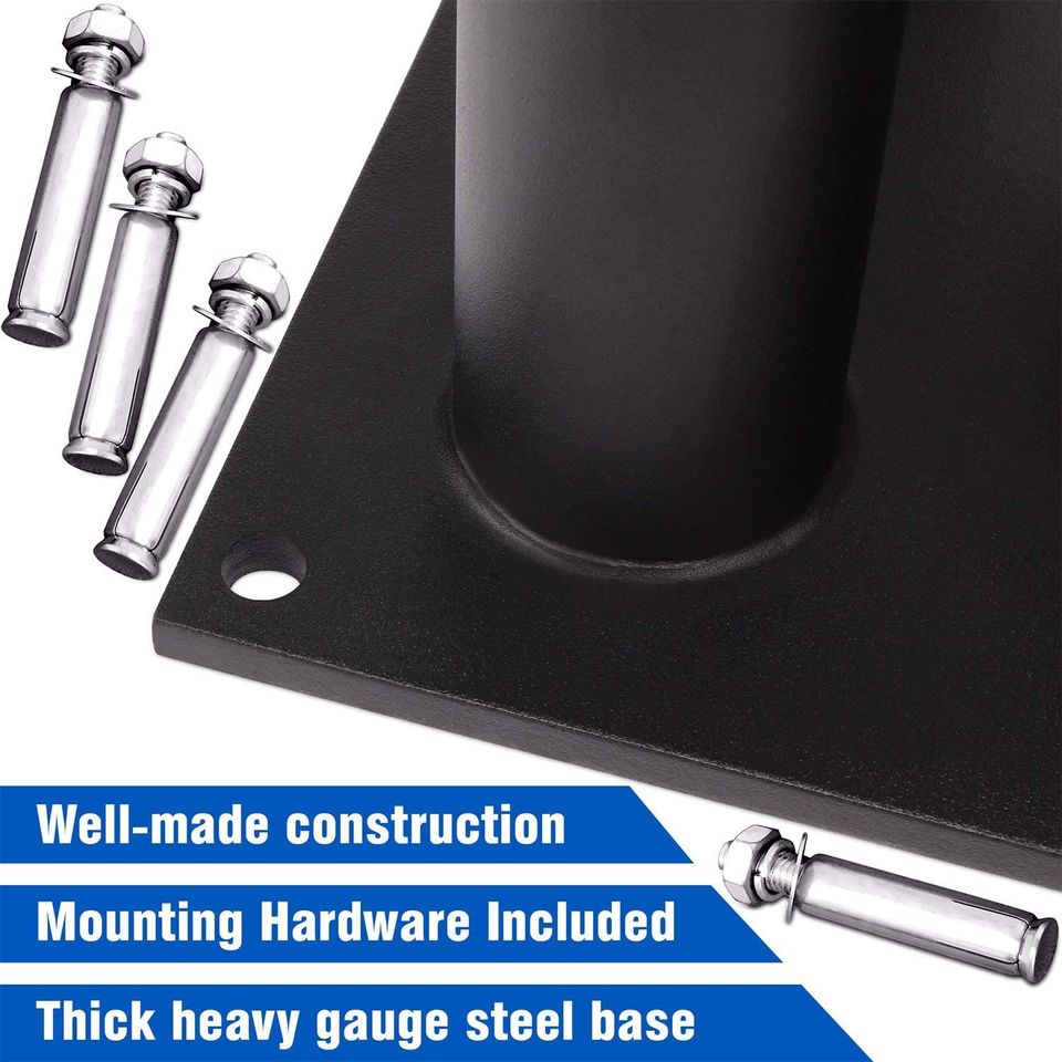 Barbell Holder Vertical Storage Rack Fit 2" Olympic Bar (9 Bars)