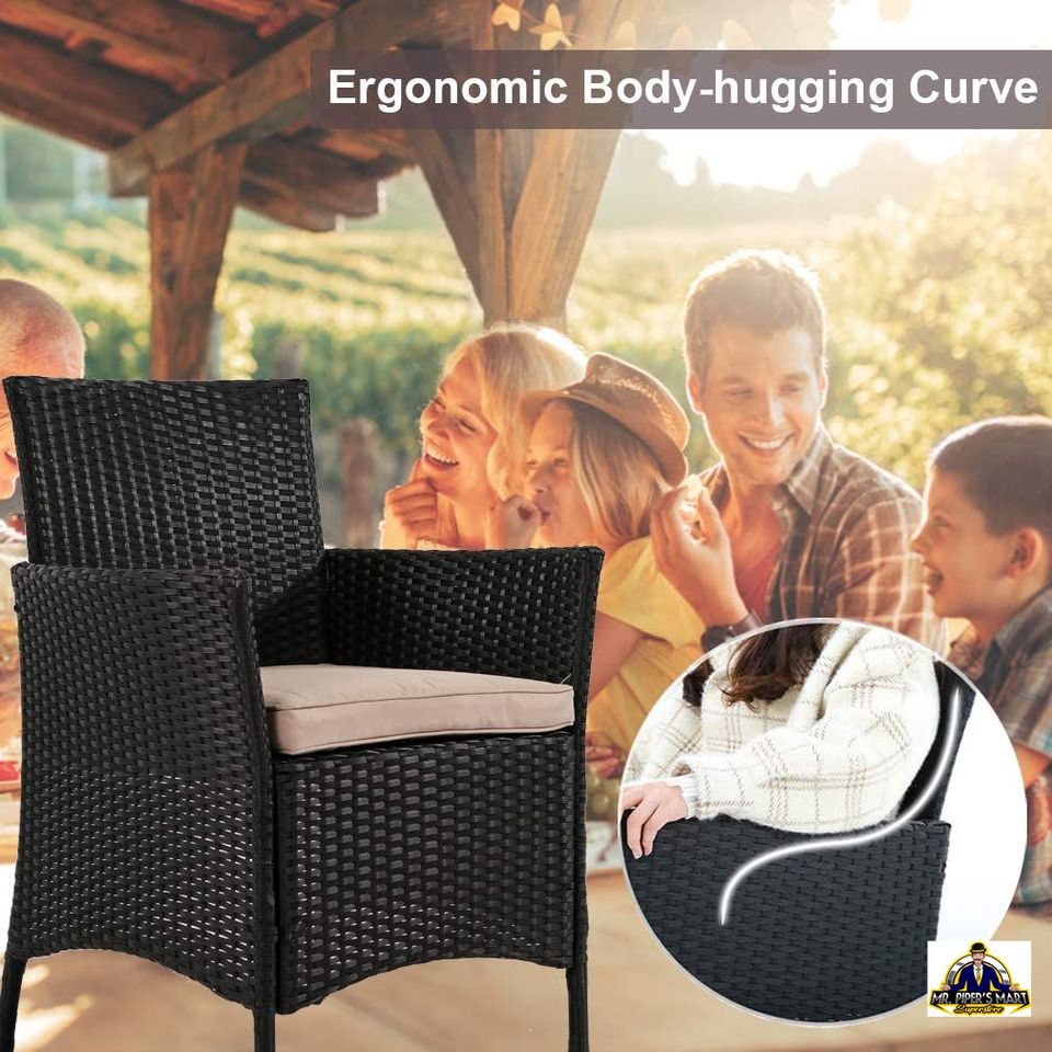 Patio Furniture Set 4 Pieces Outdoor Rattan Chair Wicker Sofa