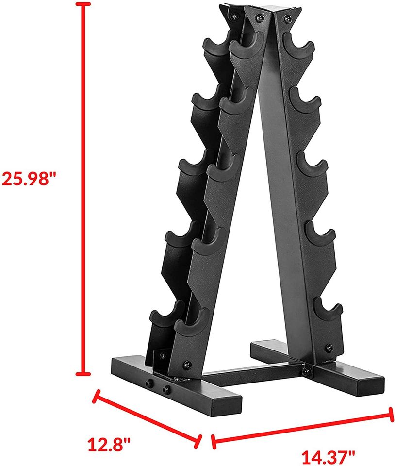 Barbell A-Frame Dumbbell Rack