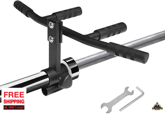 T Bar Row Handle Landmine Attachment fits 1“ Standard or 2” Olympic Barbell 300 lbs Weight Capacity