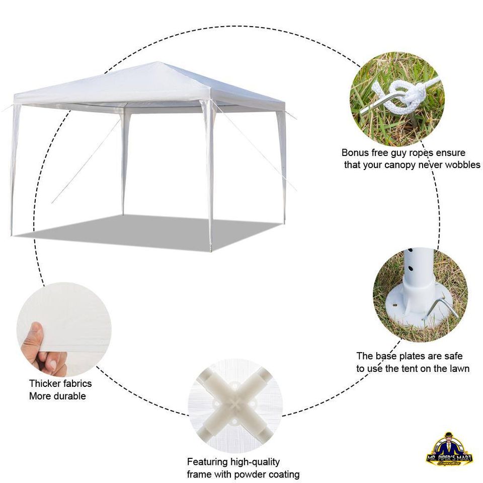 Party Canopy Wedding Tent Waterproof 10'X10'