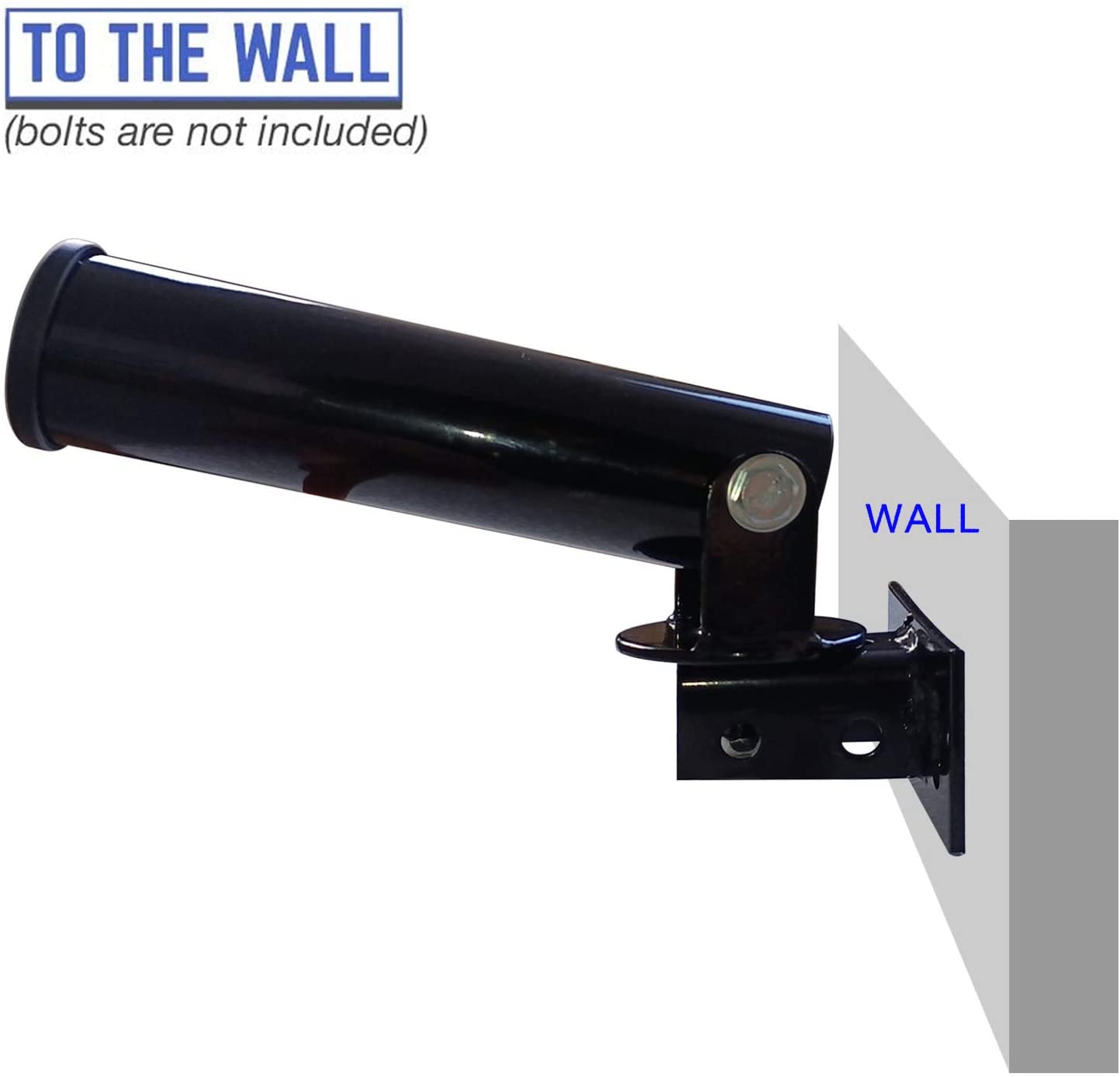 Wall Mount Post Landmine Attachment Barbell Bar 360 Rotation, T-bar Row Fits 2 In Oly Bars